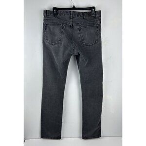 John Varvatos USA Bowery Men's 32 x 32 Black Denim Jeans Slim Straight Leg